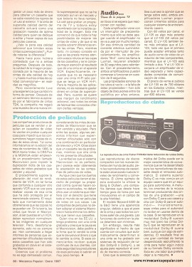 Audio y Video - Enero 1987