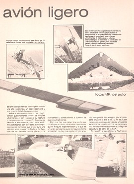 Construya su avión ligero - Octubre 1980