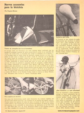 El Taller de Bicicletas - Agosto 1977