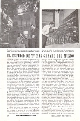El Estudio de TV Más Grande del Mundo - Julio 1951