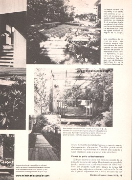 9 ideas para su patio - Enero 1979