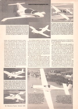 14 Aviones que uno puede construir - Octubre 1985