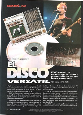 DVD - El Disco Versátil - Septiembre 1996