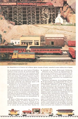 Ferrocarril Modelo Con Efectos Sonoros - Febrero 1955