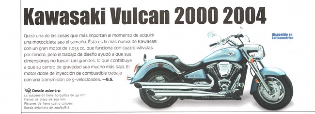 Kawasaki Vulcan 2000 - Mayo 2004