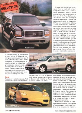 Los Autos para el Próximo Milenio - Noviembre 1999