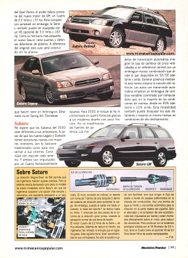 Los Autos para el Próximo Milenio - Noviembre 1999