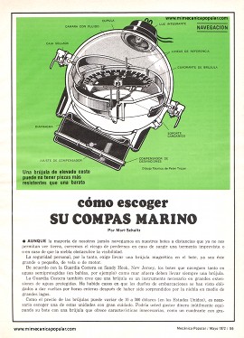 Cómo Escoger Su Compás Marino - Mayo 1972