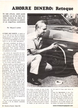 Retoque su Auto Usted Mismo - Mayo 1972