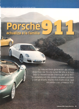 Porsche actualiza a la familia 911