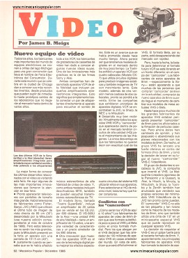 Audio y Video - Diciembre 1986
