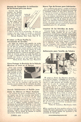 Ideas prácticas para el taller y el hogar - Junio 1953