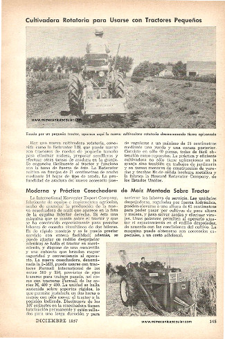 Para el agricultor - Diciembre 1957