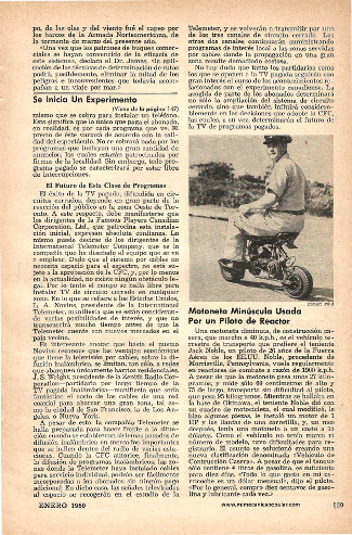 Radio - Televisión - Alta Fidelidad y Electrónica - Enero 1960