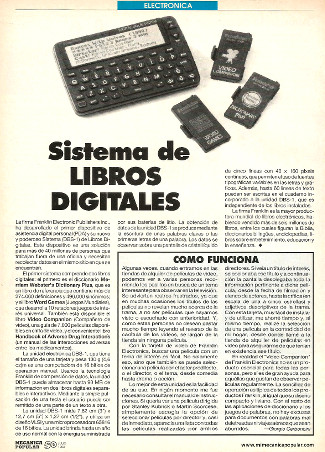 Sistema de Libros Digitales - Julio 1993