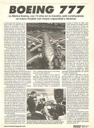 Boeing 777 - Agosto 1994