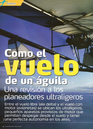 Planeadores Ultraligeros - Agosto 2004
