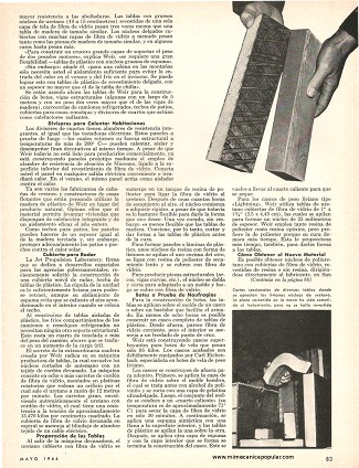 Tablas de Plástico - Mayo 1964