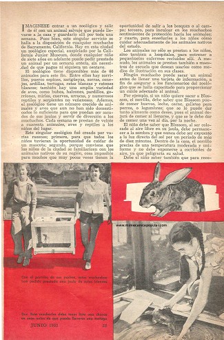 Animales a Préstamo - Junio 1953
