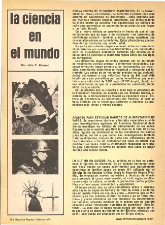 La ciencia en el mundo - Febrero 1977