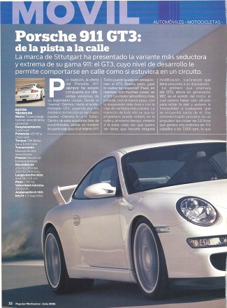 Porsche 911 GT3 - Julio 2006