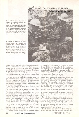 El Átomo Invade Ahora al Bosque - Noviembre 1961
