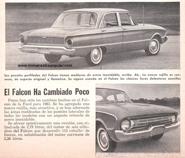 El Falcon Ha Cambiado Poco - Diciembre 1960