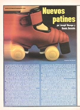 Nuevos Patines - Marzo 1988