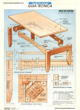 Construya una mesa de centro - Diciembre 1992