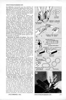 Cómo usar las pinzas - Diciembre 1953