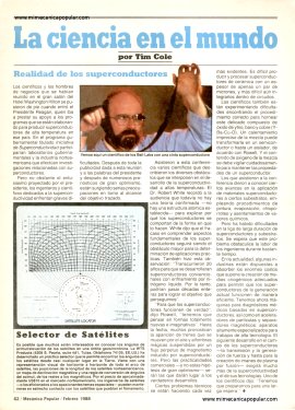 La ciencia en el mundo -Febrero 1988