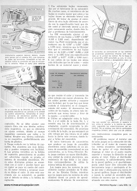 Arreglando la Ignición Electrónica - Julio 1975