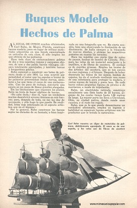Buques Modelo Hechos de Palma - Agosto 1958