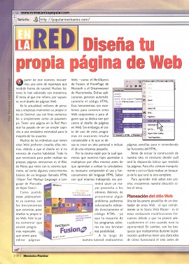 En la Red - Septiembre 2001 - Diseña tu propia página Web