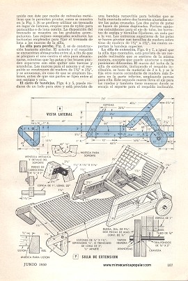 Muebles Para la Vida al Aire Libre - Junio 1950