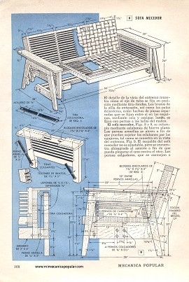 Muebles Para la Vida al Aire Libre - Junio 1950