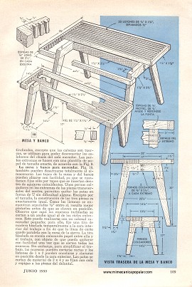 Muebles Para la Vida al Aire Libre - Junio 1950