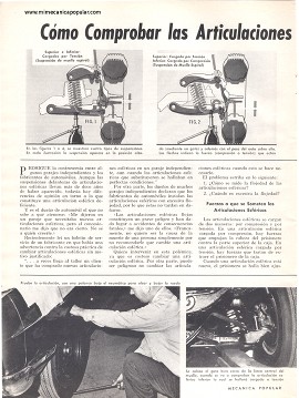 Cómo Comprobar las Articulaciones Esféricas - Marzo 1970