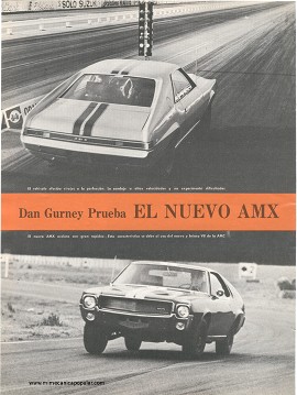 Dan Gurney Prueba el AMX de American Motors - Junio 1968