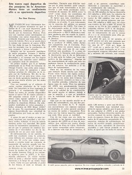 Dan Gurney Prueba el AMX de American Motors - Junio 1968