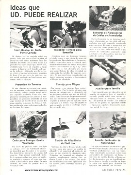 Ideas Prácticas para el Taller - Marzo 1970