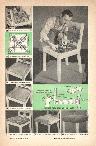 He aquí sus muebles para el comedor - Noviembre 1949