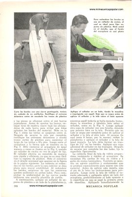 Constrúyase un Acuaplano de PLASTICO - Septiembre 1953