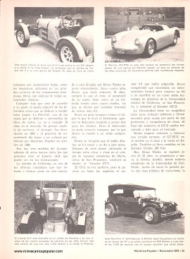 Cómo ponerle una nueva carrocería a su automóvil viejo - Noviembre 1973