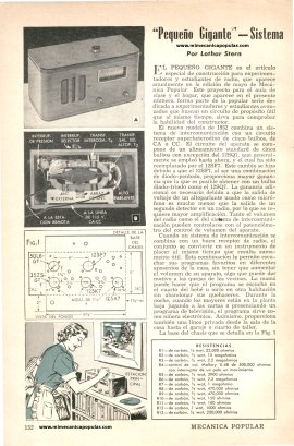 Pequeño gigante: Sistema de Radio-Intercomunicación - Mayo 1952
