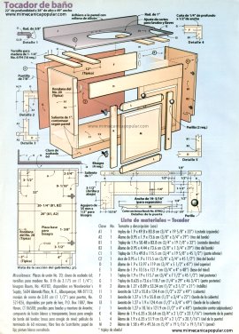 Construya un espacioso Tocador de baño - Junio 1997