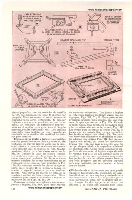 Cómo hacer JUNTAS A INGLETE - Enero 1952