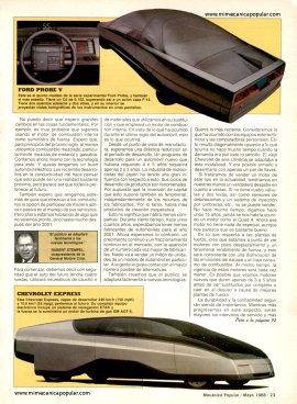 El auto del futuro -Mayo 1988