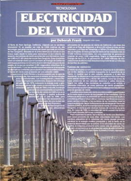 Electricidad del viento - Noviembre 1991