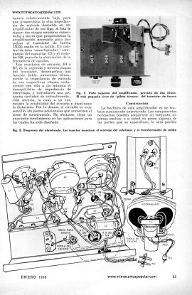 Radio, Televisión y Electrónica -Enero 1958